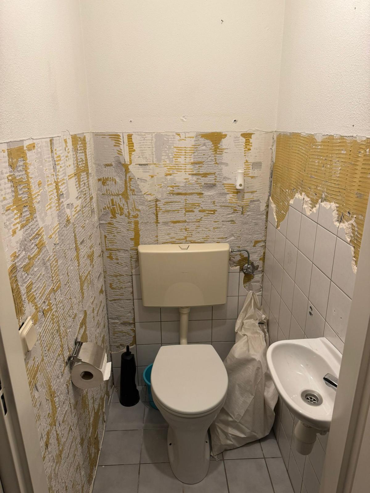 WC voor renovatie — situatie vooraf